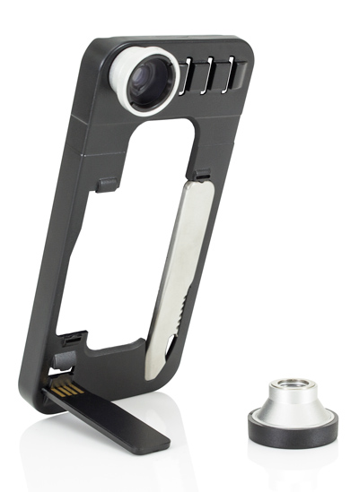 iPhone Case Multi-tool USB Drive Lenses
